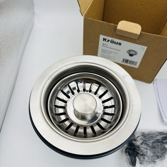 KRAUS ST-1 Stainless Steel Sink Strainer NEW IN BOX - Picture 9 of 14